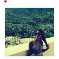 Post Instagram Lea Michele’s Glee at Garza Blanca Preserve