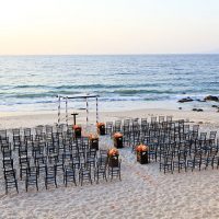 Beach Ceremony Wedding at Garza Blanca Resort