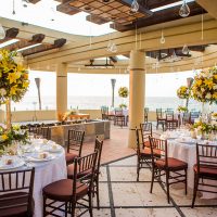 Wedding Reception Terrace at Garza Blanca Puerto Vallarta