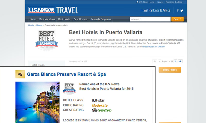 Garza Blanca Best Puerto Vallarta Hotels