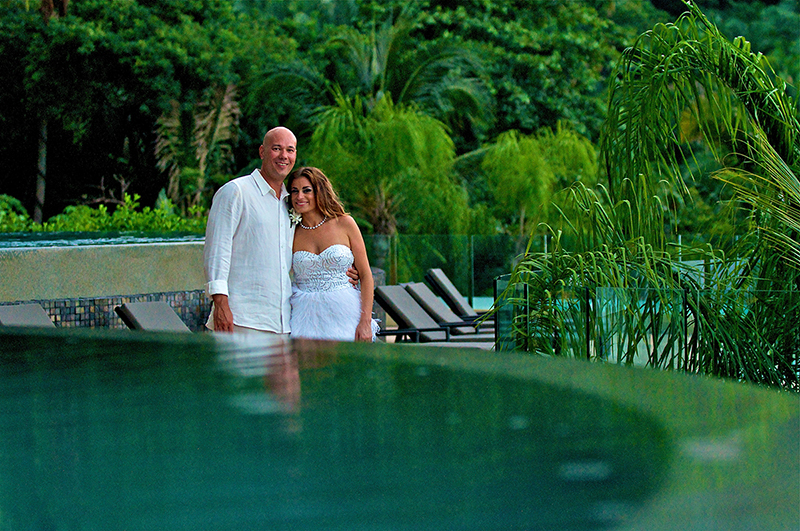Wedding Pool at Garza Blanca Puerto Vallarta