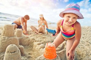 Family Fun - Building Sand Castles