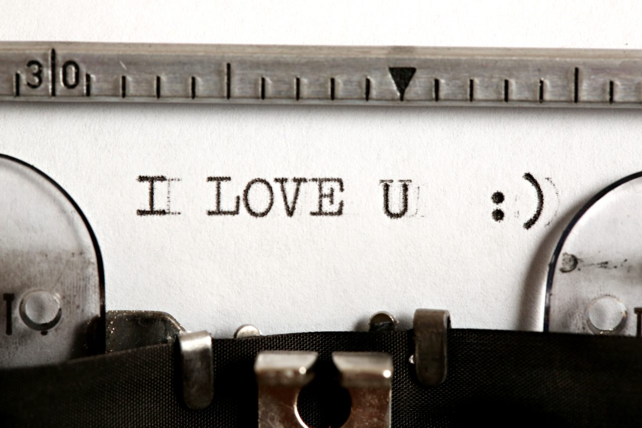 End the letter with a closing line that sums up your love