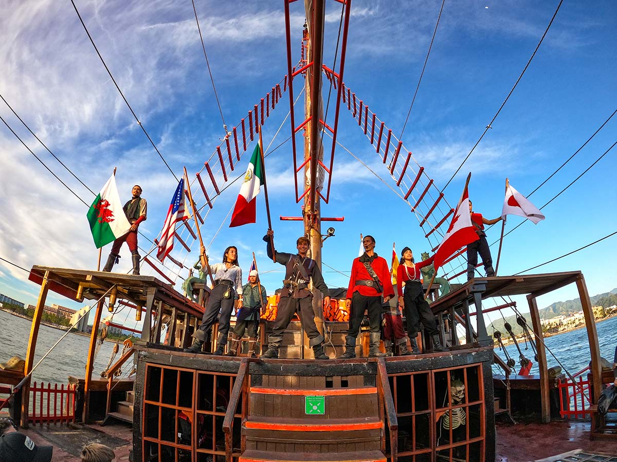 puerto vallarta pirate ship night tour