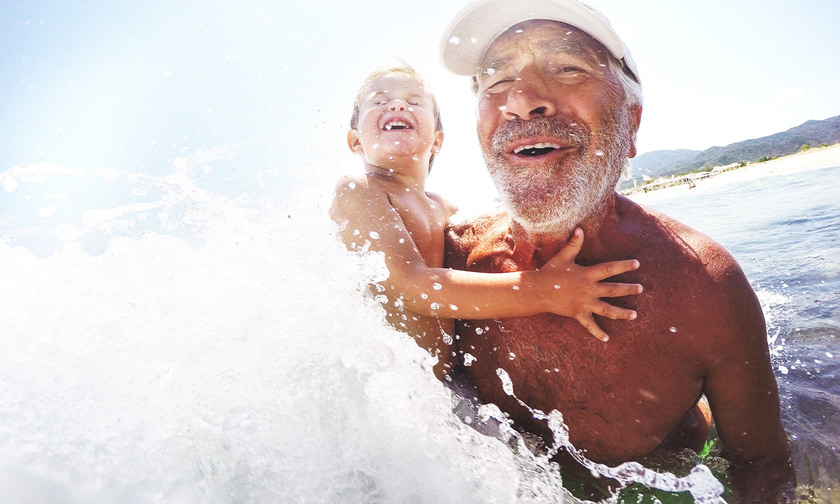 Create new memories with your grandparents.