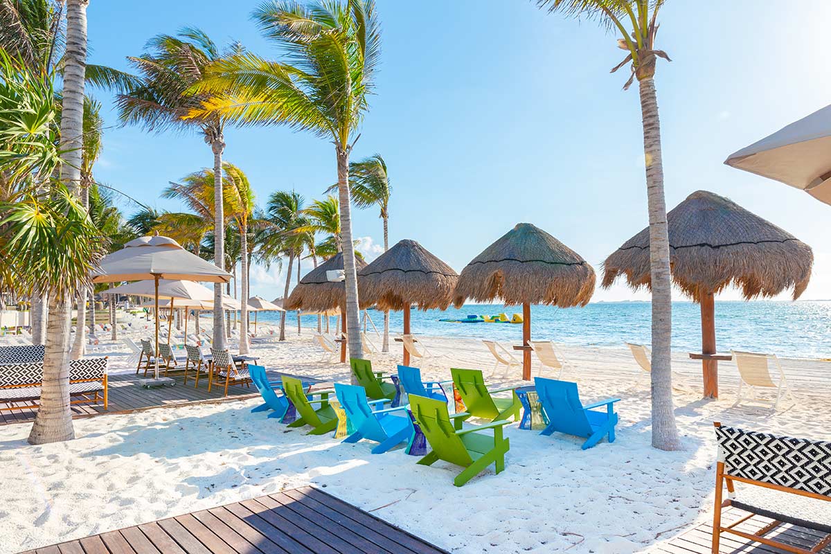 Lugar para boda en la playa de Cancún