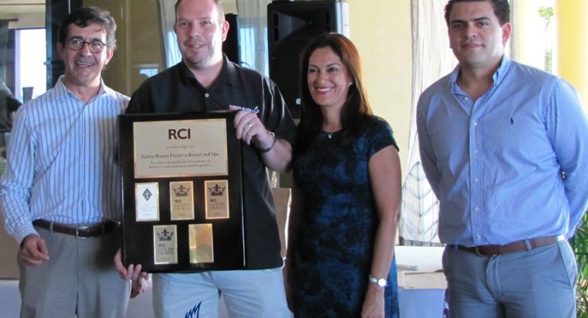 Garza Blanca Receives RCI Gold Crown Award