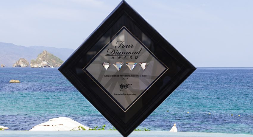 Garza Blanca Preserve Resort & Spa Receives Four Diamond Award in 2019