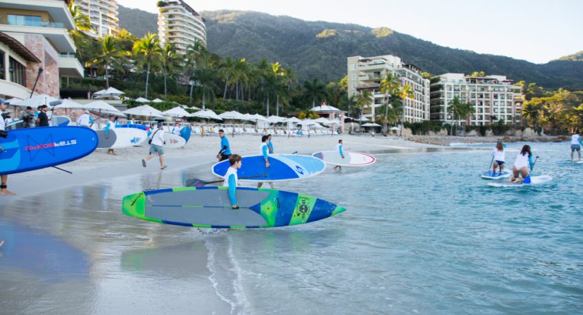 Stand Up Paddle Race in Puerto Vallarta