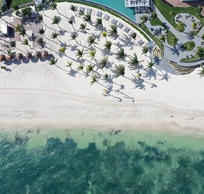 Cancun beach best images! Enjoy a beautiful outdoor space to relax on Playa Mujeres beach where the sea and sand merge to create a brilliant tropical oasis.