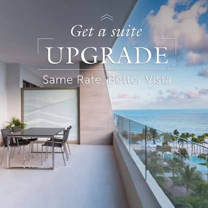 Get a suite Upgrade Garza Blanca Cancun