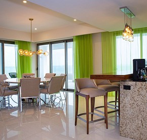 Explore this accurate photography selection of our luxurious oceanfront suites and residences in Cancun.