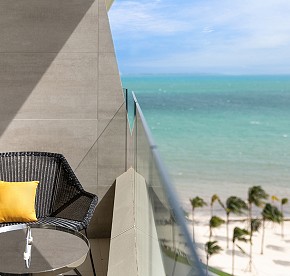 Explore this accurate photography selection of our luxurious oceanfront suites and residences in Cancun.