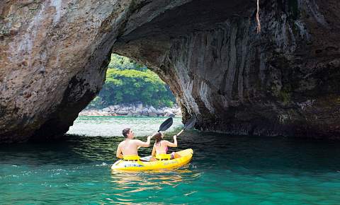 Kayak & Snorkel Tour to Los Arcos