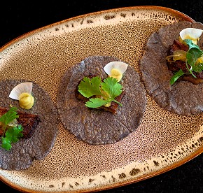 Gallery with the best images of Garza Blanca Resort & Spa Cancun restaurants: Blanca Blue restaurant, Hiroshi, Bocados Steak House, The snack and Food truck.