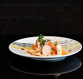 Gallery with the best images of Garza Blanca Resort & Spa Cancun restaurants: Blanca Blue restaurant, Hiroshi, Bocados Steak House, The snack and Food truck.
