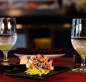 Gallery with the best images of Garza Blanca Resort & Spa Cancun restaurants: Blanca Blue restaurant, Hiroshi, Bocados Steak House, The snack and Food truck.