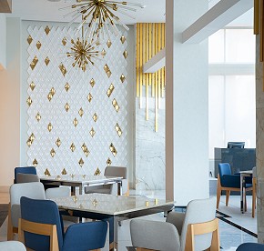 Gallery with the best images of Garza Blanca Resort & Spa Cancun restaurants: Blanca Blue restaurant, Hiroshi, Bocados Steak House, The snack and Food truck.