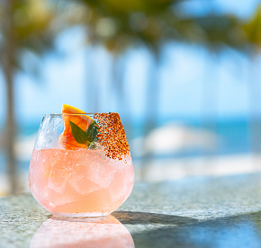 Gallery with the best images of Garza Blanca Resort & Spa Cancun restaurants: Blanca Blue restaurant, Hiroshi, Bocados Steak House, The snack and Food truck.