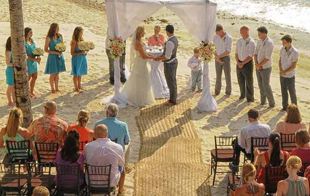 Ceremonies on the beach